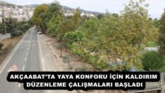 AKÇAABAT’TA YAYA KONFORU İÇİN KALDIRIM DÜZENLEME ÇALIŞMALARI BAŞLADI