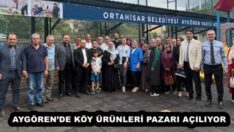 AYGÖREN’DE KÖY ÜRÜNLERİ PAZARI AÇILIYOR