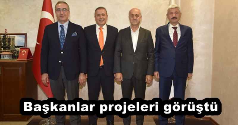 Başkanlar projeleri görüştü