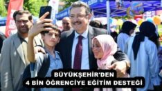 BÜYÜKŞEHİR’DEN 4 BİN ÖĞRENCİYE EĞİTİM DESTEĞİ