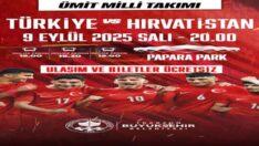 BÜYÜKŞEHİR, MİLLİ MAÇA ÜCRETSİZ TAŞIYACAK