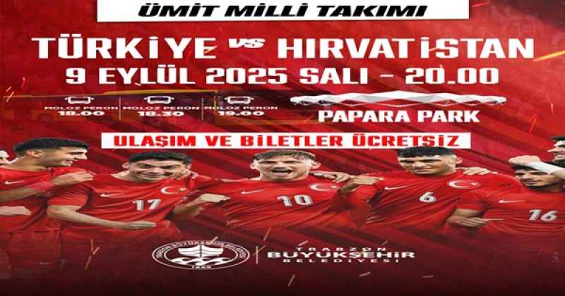 BÜYÜKŞEHİR, MİLLİ MAÇA ÜCRETSİZ TAŞIYACAK