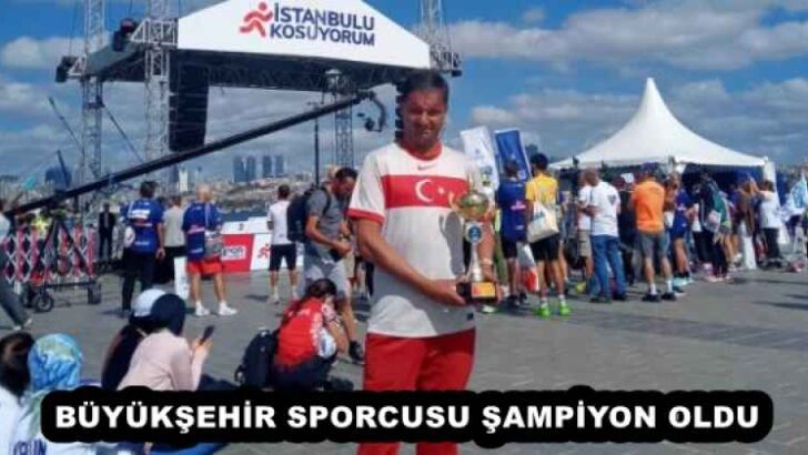 BÜYÜKŞEHİR SPORCUSU ŞAMPİYON OLDU