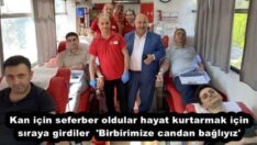 Kan için seferber oldular hayat kurtarmak için sıraya girdiler  ‘Birbirimize candan bağlıyız’