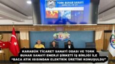 KARABÜK TİCARET SANAYİ ODASI VE TORK BUHAR SANAYİ ENERJİ ŞİRKETİ İŞ BİRLİĞİ İLE “BACA ATIK ISISINDAN ELEKTRİK ÜRETİMİ KONUŞULDU”