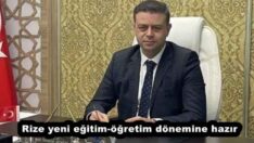 Rize yeni eğitim-öğretim dönemine hazır