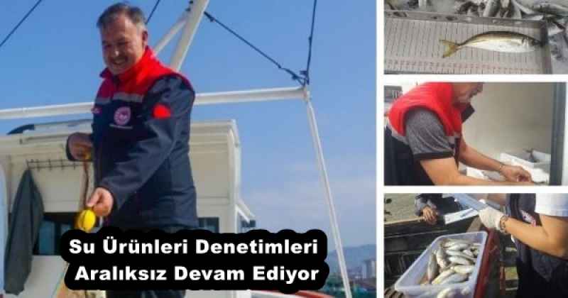 Su Ürünleri Denetimleri Aralıksız Devam Ediyor