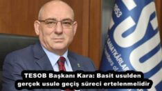 TESOB Başkanı Kara: Basit usulden gerçek usule geçiş süreci ertelenmelidir