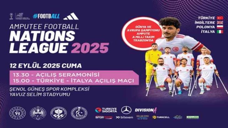 TRABZON’DA AMPUTE ULUSLAR LİGİ ŞAMPİYONASI BAŞLIYOR