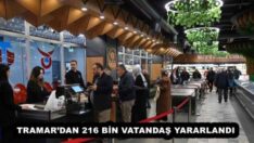 TRAMAR’DAN 216 BİN VATANDAŞ YARARLANDI