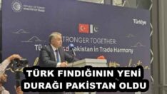 TÜRK FINDIĞININ YENİ DURAĞI PAKİSTAN OLDU