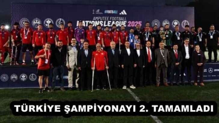 TÜRKİYE ŞAMPİYONAYI 2. TAMAMLADI