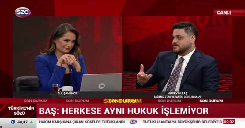 “Türkiye’de herkese aynı hukuk işlemiyor”