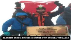 20. GELENEKSEL CUMHURİYET TIRMANIŞI 26 EKİM 2025 DE OVİT ZİRVESİNDE