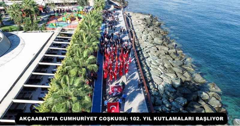 AKÇAABAT’TA CUMHURİYET COŞKUSU: 102. YIL KUTLAMALARI BAŞLIYOR