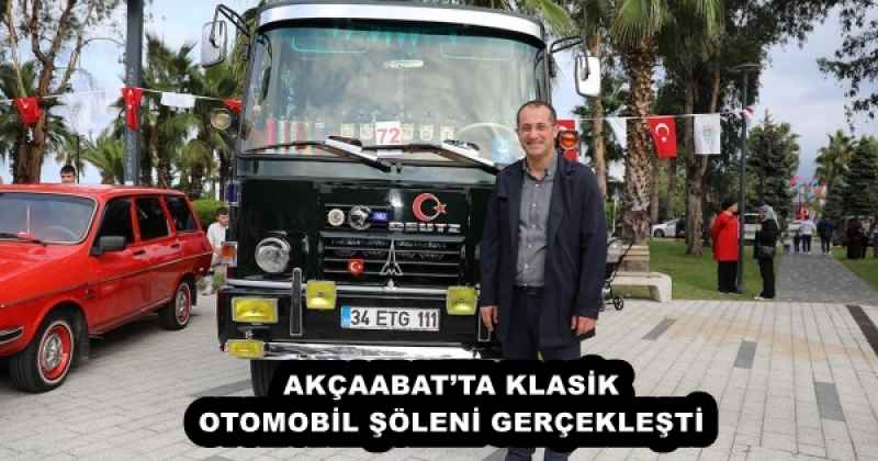 AKÇAABAT’TA KLASİK OTOMOBİL ŞÖLENİ GERÇEKLEŞTİ