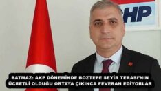 BATMAZ: AKP DÖNEMİNDE BOZTEPE SEYİR TERASI’NIN ÜCRETLİ OLDUĞU ORTAYA ÇIKINCA FEVERAN EDİYORLAR