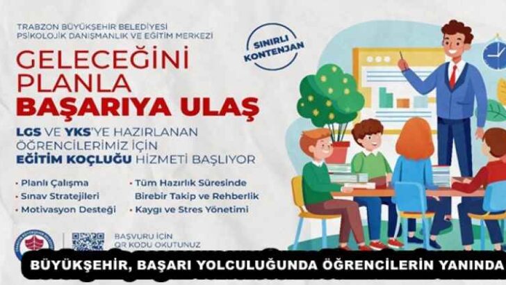 BÜYÜKŞEHİR, BAŞARI YOLCULUĞUNDA ÖĞRENCİLERİN YANINDA
