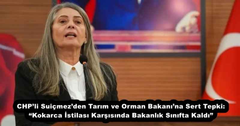 chpli_suicmezden_tarim_ve_orman_bakanina_sert_tepki_kokarca_istilasi_karsisinda_bakanlik_sinifta_kaldi_h54910_b50c0 CHP’li Suiçmez’den Tarım ve Orman Bakanı’na Sert Tepki: “Kokarca İstilası Karşısında Bakanlık Sınıfta Kaldı”