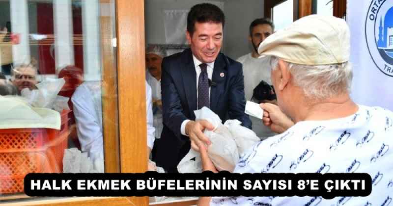 HALK EKMEK BÜFELERİNİN SAYISI 8’E ÇIKTI
