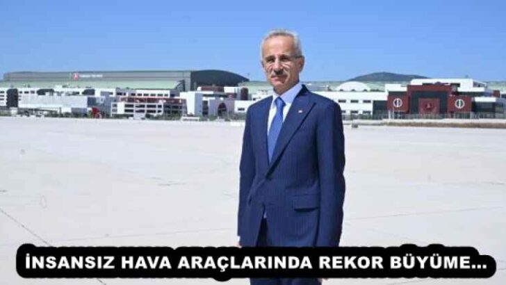 İNSANSIZ HAVA ARAÇLARINDA REKOR BÜYÜME…