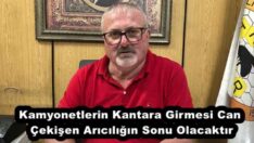 Kamyonetlerin Kantara Girmesi Can Çekişen Arıcılığın Sonu Olacaktır