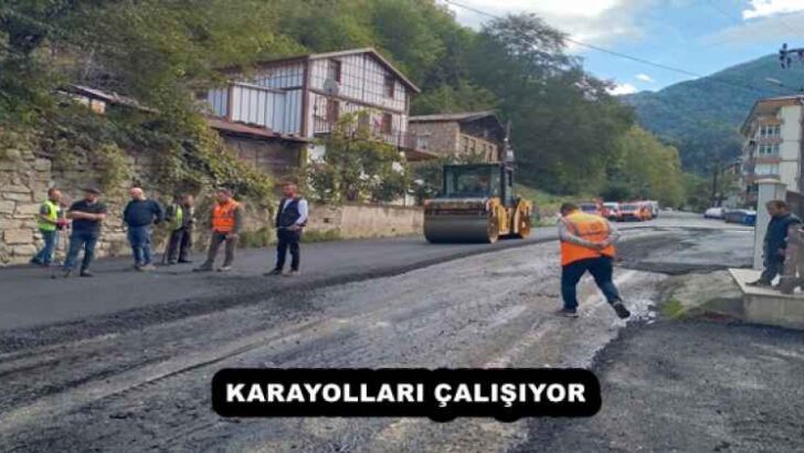 KARAYOLLARI ÇALIŞIYOR