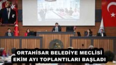 ORTAHİSAR BELEDİYE MECLİSİ EKİM AYI TOPLANTILARI BAŞLADI