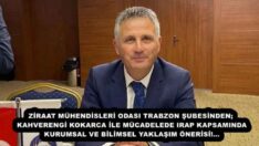 ZİRAAT MÜHENDİSLERİ ODASI TRABZON ŞUBESİNDEN; KAHVERENGİ KOKARCA İLE MÜCADELEDE IRAP KAPSAMINDA KURUMSAL VE BİLİMSEL YAKLAŞIM ÖNERİSİ!…