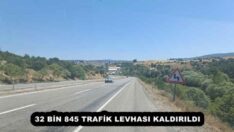 32 BİN 845 TRAFİK LEVHASI KALDIRILDI