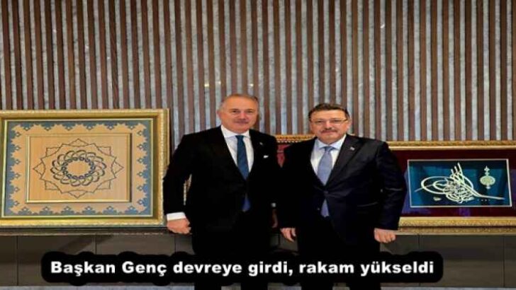 Başkan Genç devreye girdi, rakam yükseldi