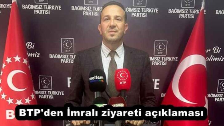 BTP’den İmralı ziyareti açıklaması