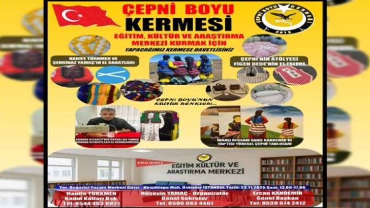 Çepni Boyu Derneği’nden Örnek Proje: Türkmen Eğitim Kültür ve Araştırma Merkezi İçin Kermes Düzenleniyor