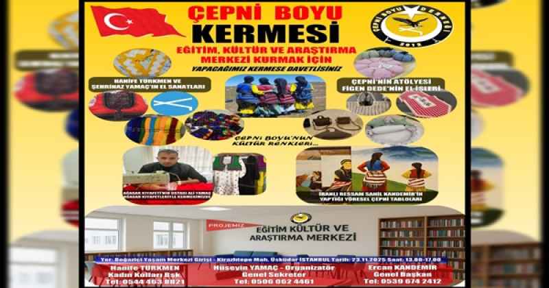 Çepni Boyu Derneği’nden Örnek Proje: Türkmen Eğitim Kültür ve Araştırma Merkezi İçin Kermes Düzenleniyor
