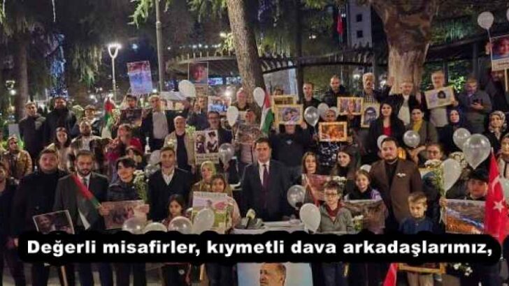 Değerli misafirler, kıymetli dava arkadaşlarımız,