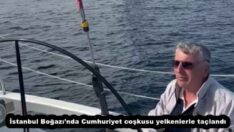 İstanbul Boğazı’nda Cumhuriyet coşkusu yelkenlerle taçlandı