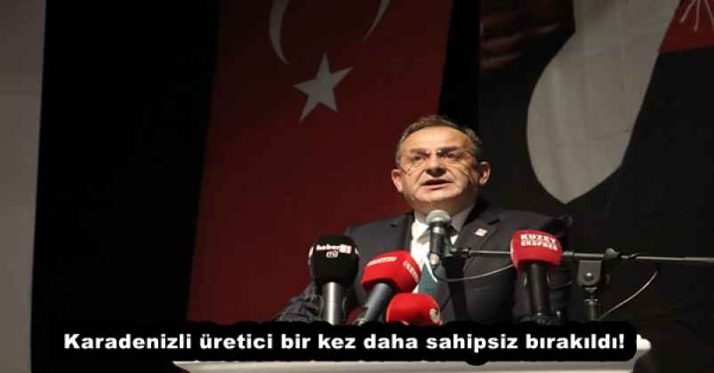 Karadenizli üretici bir kez daha sahipsiz bırakıldı!