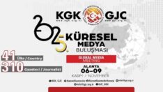 KGK “5. Küresel Medya Buluşması” Alanya’da başlıyor