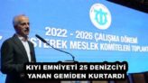 KIYI EMNİYETİ 25 DENİZCİYİ YANAN GEMİDEN KURTARDI