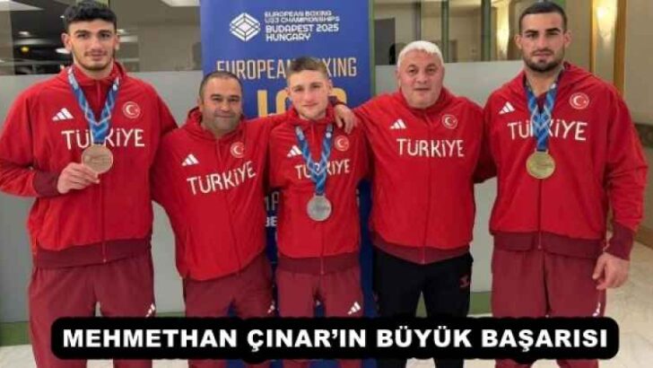 MEHMETHAN ÇINAR’IN BÜYÜK BAŞARISI