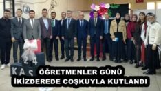 ÖĞRETMENLER GÜNÜ İKİZDEREDE COŞKUYLA KUTLANDI