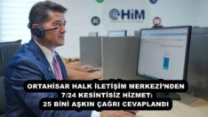 ORTAHİSAR HALK İLETİŞİM MERKEZİ’NDEN 7/24 KESİNTİSİZ HİZMET: 25 BİNİ AŞKIN ÇAĞRI CEVAPLANDI