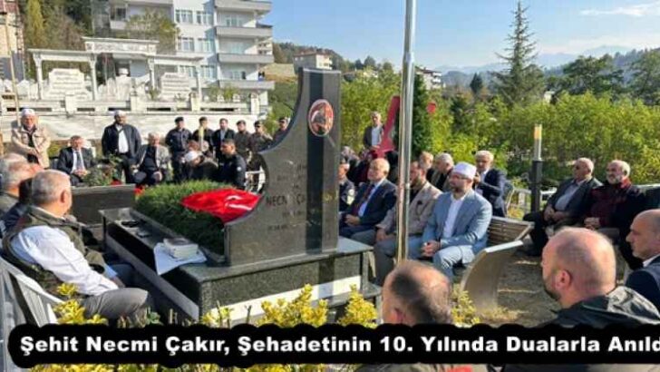 Şehit Necmi Çakır, Şehadetinin 10. Yılında Dualarla Anıldı