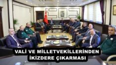VALİ VE MİLLETVEKİLLERİNDEN İKİZDERE ÇIKARMASI