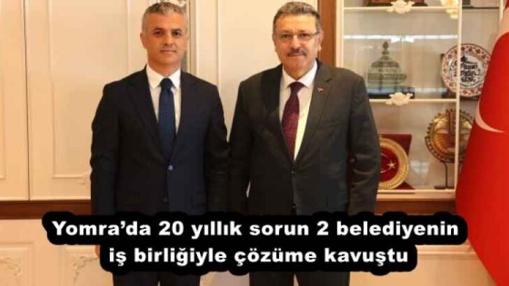 Yomra’da 20 yıllık sorun 2 belediyenin iş birliğiyle çözüme kavuştu