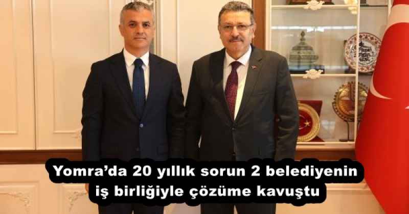 Yomra’da 20 yıllık sorun 2 belediyenin iş birliğiyle çözüme kavuştu