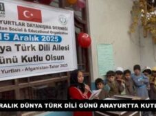 15 ARALIK DÜNYA TÜRK DİLİ GÜNÜ ANAYURTTA KUTLANDI