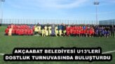 AKÇAABAT BELEDİYESİ U13’LERİ DOSTLUK TURNUVASINDA BULUŞTURDU
