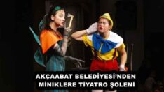 AKÇAABAT BELEDİYESİ’NDEN MİNİKLERE TİYATRO ŞÖLENİ