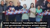 Artvin Trabzonspor Taraftarlar Derneğinden özel gereksinimli bireylere anlamlı ziyaret